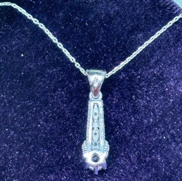 925 Sterling Silver Turkish Zultanite Wedding Necklace Jewelry for Women,NEW, - Picture 6 of 9